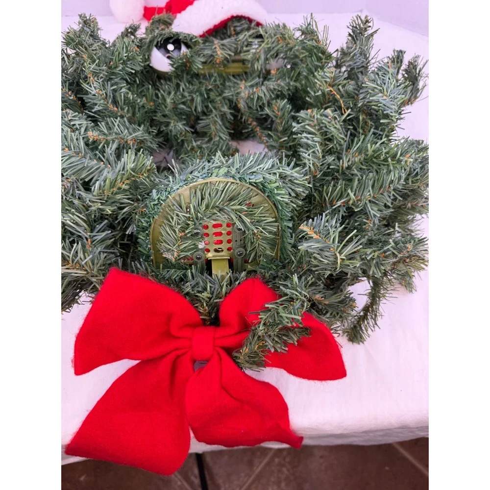 Vintage Gemmy The Original‎ Talking Wreath - Tested and Working